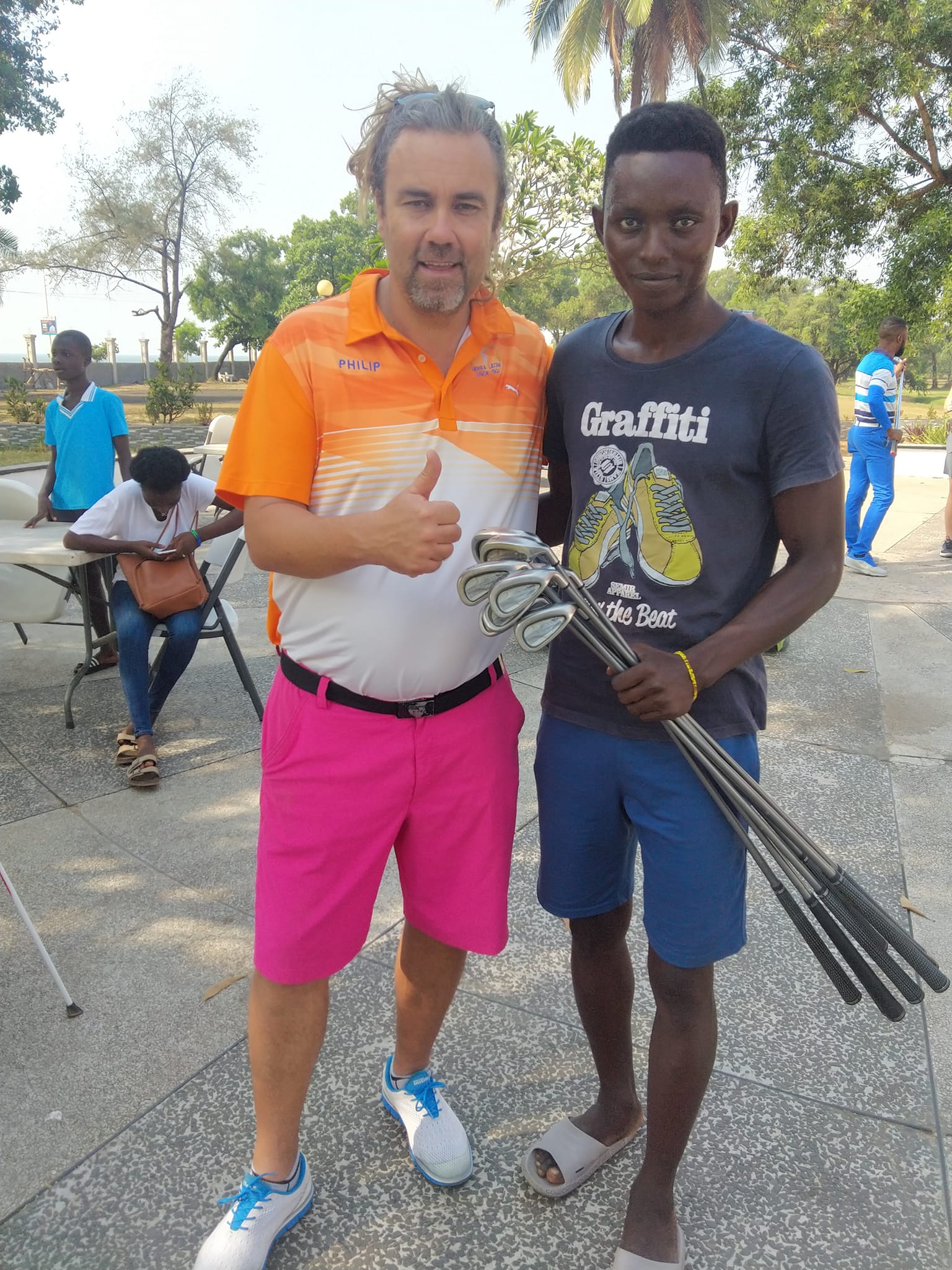 Sime Caddy au Freetown Golf Club